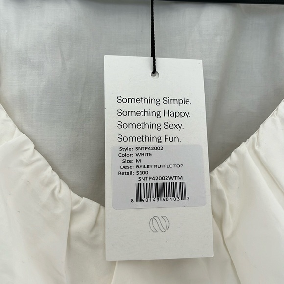 Something Navy Bailey Ruffle Top - Picture 3 of 9